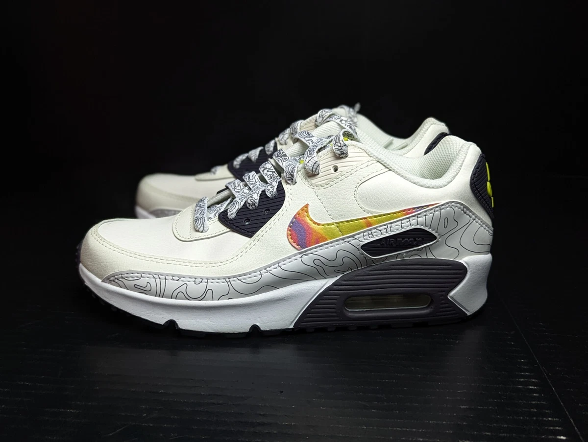 Youth Size 5.5Y Nike Air Max 90 Leather SE GS Save Our Planet