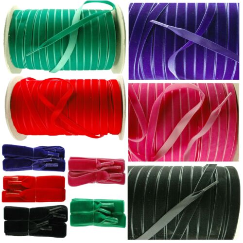Baskets mode ruban de velours de marque TZ Laces® 15 mm - Photo 1/6