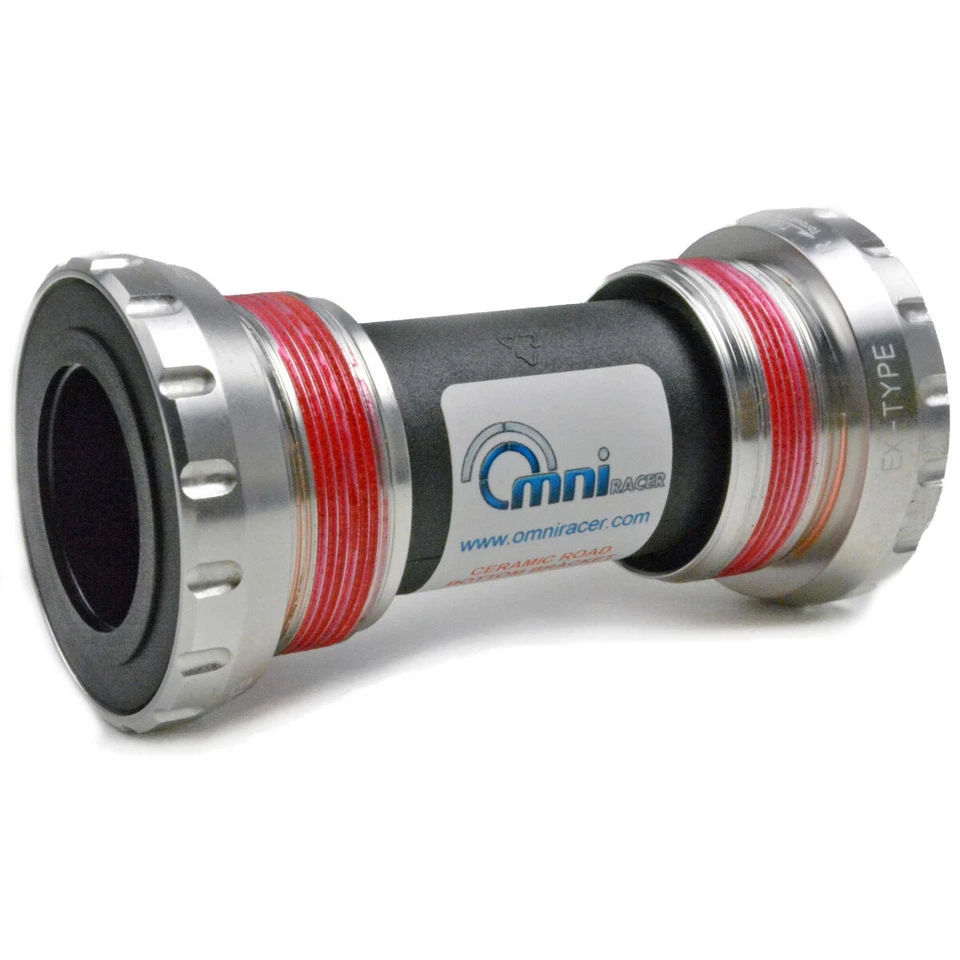OMNI Racer WORLDS LIGHTEST Ti CERÁMICA Soporte Inferior Ajuste Dura Ace Ultegra PLATEADO Foto 2 de 4