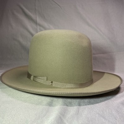 Borsalino Qualità Superiore Fedora Hat Gray Size 7 Made in Italy Rothschilds