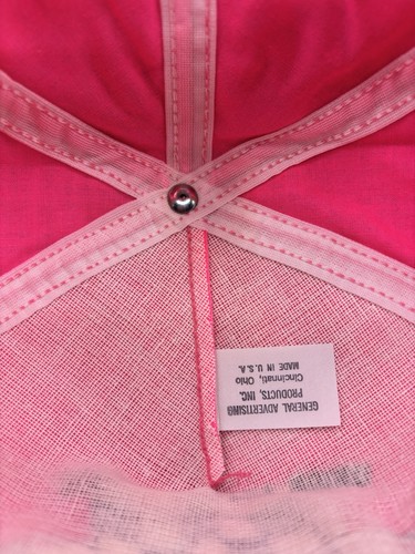 Cappello Berretto Elettrico Vintage Anni 90 Union Auto SnapBack Rosa AC Delco - Foto 7 di 7