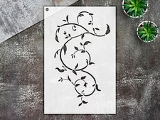 Stencil Delicate Vine - Reusable Mylar DIY Template for Painting - StencilAir