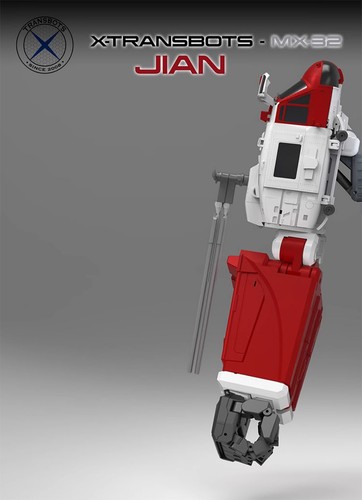 X-Transbots Blades MX-32 MX32 Air Support JIAN G1 Defensor Helicopter Figure - Picture 7 of 7