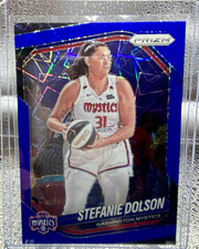 Panini Prizm WNBA Stefanie Dolson Washington Mystics #112 Blue Velocity Prizm
