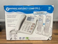 Geemarc Amplidect 295 Combi Duo - Amplified Corded Phone and 2 Cordless Phones