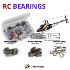 RCScrewZ Metal Shielded Bearings alg019b for Align T-REX 450 Pro KX015087T | KIT