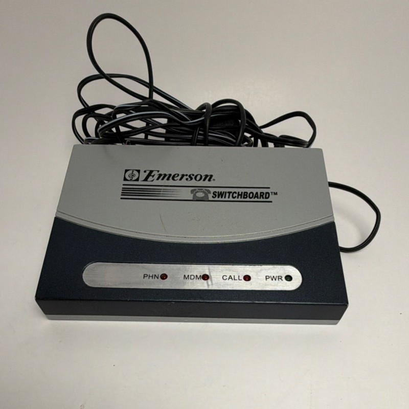 Emerson MSS-100 Switchboard Universal Compatible 9V powers on ,untested