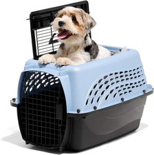 Caisses pour chiens pour petits chiens et porte-chats, chenil en plastique à deux portes, top & fro