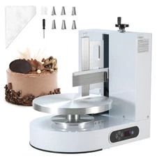 4-12" Cake Decorating Machine Cake Cream Smearing Frosting Spreading Machine