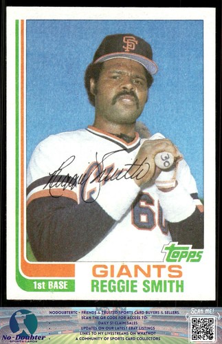 1982 Reggie Smith #110T