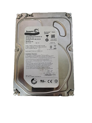 Seagate Barracuda Green HDD SATA  ST2000DL003-9VT166 2TB 5900RPM