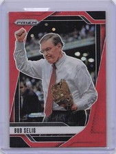 Bud Selig 2025 Panini Prizm Ruby Red Wave Prizm #131 - Commissioner