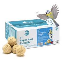 RSPB - Fat Balls for Wild Birds, High Energy Suet Balls, Made in the UK, Deli...