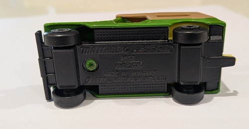 RARE Hungarian Matchbox Superfast #53 JEEP CJ6 1977 Lemon Interior HUNGARY 1977 - Picture 6 of 7