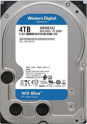 Western Digital Blue 4TB SATA 3, 3,5 Zoll Interne Festplatte HDD WD40EZAZ