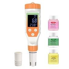7-in-1 Digital Water Quality Tester - ph Meter, pH TDS EC ORP Salt Temperatur...