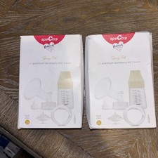 Lot of 2 Spectra Synergy Gold SG Premium Breast Pump Accessory Kit 24mm