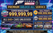 Forza Horizon 6 640+ Cars Unl Wheelspins 999....