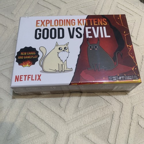 Exploding Kittens: Good vs Evil Netflix Card Game Sealed NEW