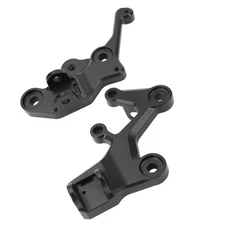 Front Footrest Pedal Peg Bracket Aluminum Rust Proof Crack Resistant Foot Pedal