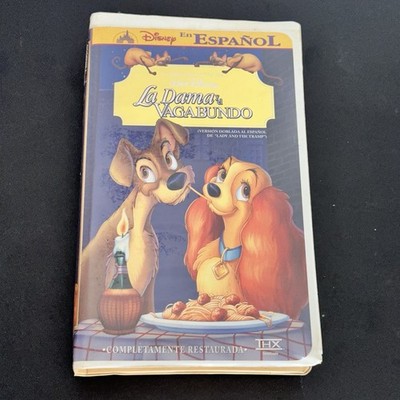 Lady and the Tramp(VHS, Spanish) Latin version ''La Dama y el Vagabundo