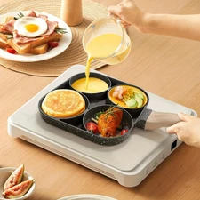 4-cup non-stick aluminum frying pan, healthy and environmentally friendly