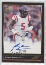 2016 Leaf Ultimate Draft Spectrum Gold 5/10 Robert Nkemdiche #BG-RN1 Auto 0s3
