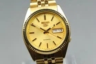 Vintage *N MINT* Seiko 5 7S26-0500 SNXJ94 Gold Dial Automatic Mens Watch JAPAN