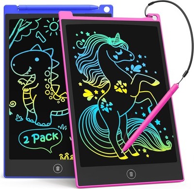 LCD Schreibtafel 2er-Pack 8,5 Zoll Tablet Umweltfreundlich Augenschutz Zeiche...