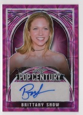 Brittany Snow 2024 Leaf Metal Pop Century Autograph Card Auto Pitch Perfect /4
