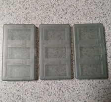 Lot Of 3 - Official Nintendo GameBoy Advance 3 Game Holder Case OEM 2/3 No Crack