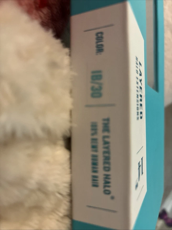 Halo Extensions Auburn Brown IB/30 Layered Hair 14 Inches - Image 3 of 4