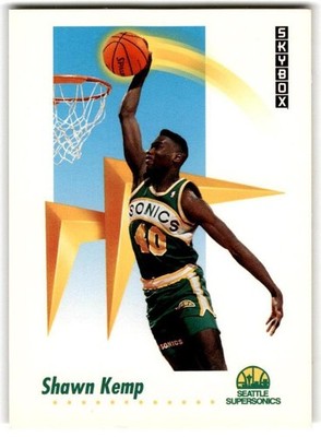 Shawn Kemp #271 1991-92 SkyBox Seattle SuperSonics