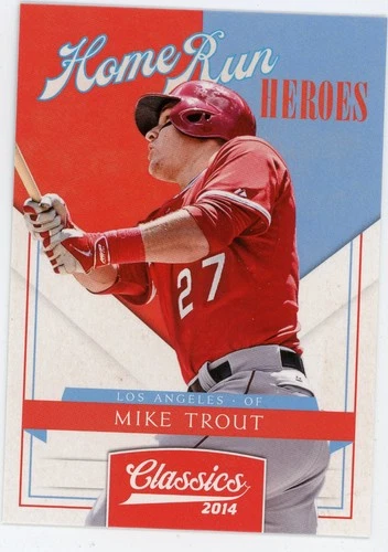 2014 Panini Classics - Home Run Heroes Mike Trout #15 Angels