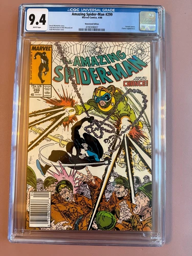 The Amazing Spider-Man #299 Newsstand Variant 1988 CGC 9.4 WP
