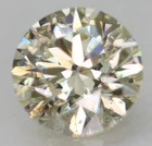 Certified 1.01 Carat J VS2 Round Brilliant Natural Enhanced Loose Diamond 6.42mm