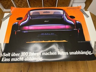 Porsche 911 30th Anniversary 911 Poster Poster 90s
