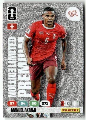 Panini FIFA World Cup Adrenalyn 2026 Manuel Akanji Premium Limited Edition - Bild 1 von 2