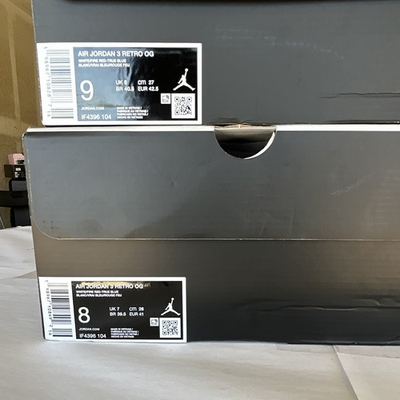#ad Jordan Air Jordan 3 Retro OG White Blue Red Gray Mid Top IF4396 104 Men’s $330.00