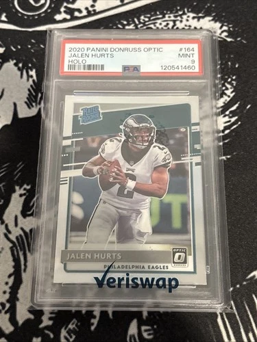 2020 Donruss Optic Jalen Hurts Rated Rookie Holo #164 PSA 9 Rookie RC