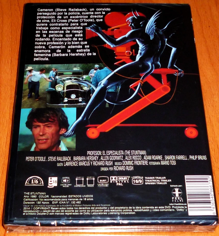 PROFESIÓN EL ESPECIALISTA / THE STUNT MAN (Dvd R2) English Español - Profesion e - Imagen 2 de 2