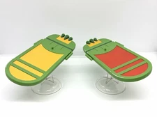 NECA TMNT Turtles in Time Raphael Michaelangelo Figure Sewer Boards