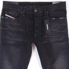 NEW Mens Diesel TEPPHAR 0666Q Stretch Slim Straight Black Jeans W34 L34 BNWT