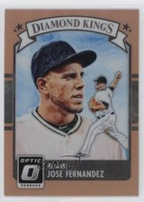 2016 Panini Donruss Optic Diamond Kings Orange 189/199 Jose Fernandez #15 00br