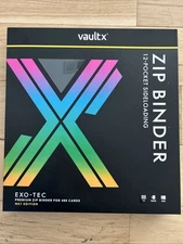 Vault x 12 Pocket Exo-Tec Zip Card Binder ME1 First Edition