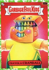 2024 Topps Series 1 Garbage Pail Kids At Play CRAYOLA CRANDALL #83a Green GBK