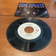 DIRE STRAITS So Far Away POP ROCK Warner Bros. Records 45 7" Vinyl Record PROMO