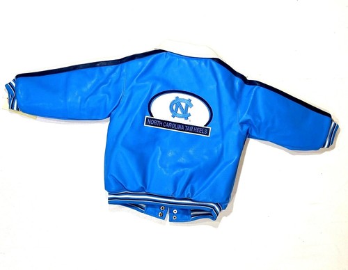 North Carolina Tar Heel Kids 4T Letterman Jacket Licensed Sportsmen Club Pro NWT - Picture 2 of 12