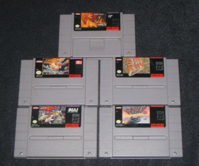 Lion King, F-Zero, SimCity, HyperZone + for SNES .Authentic.Clean/Test Nintendo