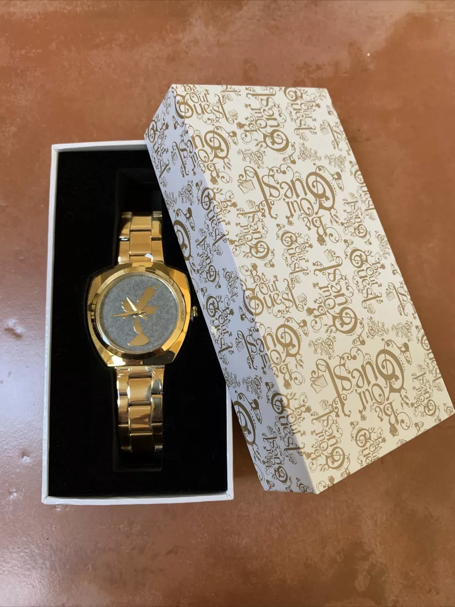 Montre Disney Lumi re. La Belle et la B te. Be our guest. Acier Bullhead or ann